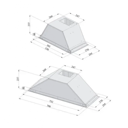 Вытяжка Box 60 Silence+ A-36